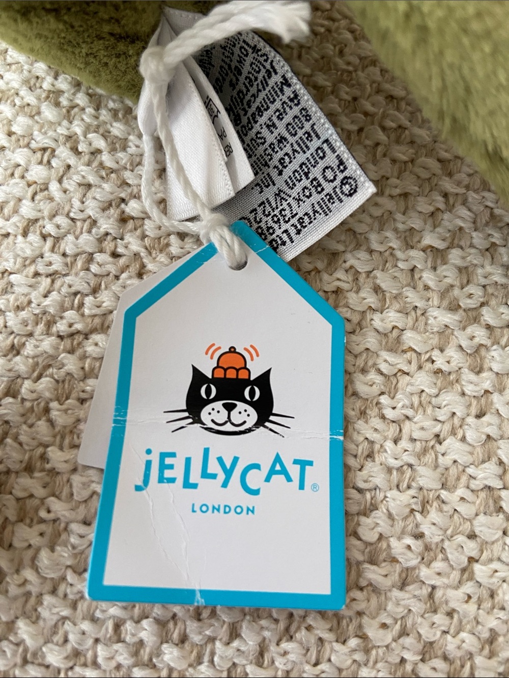 Jellycat Finnegan Frog Plush Toy I-11 - Picture 5 of 7